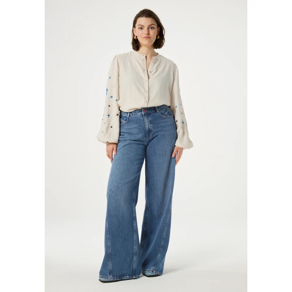 Fabienne Chapot Sterrenlicht Blouse Beige Dames