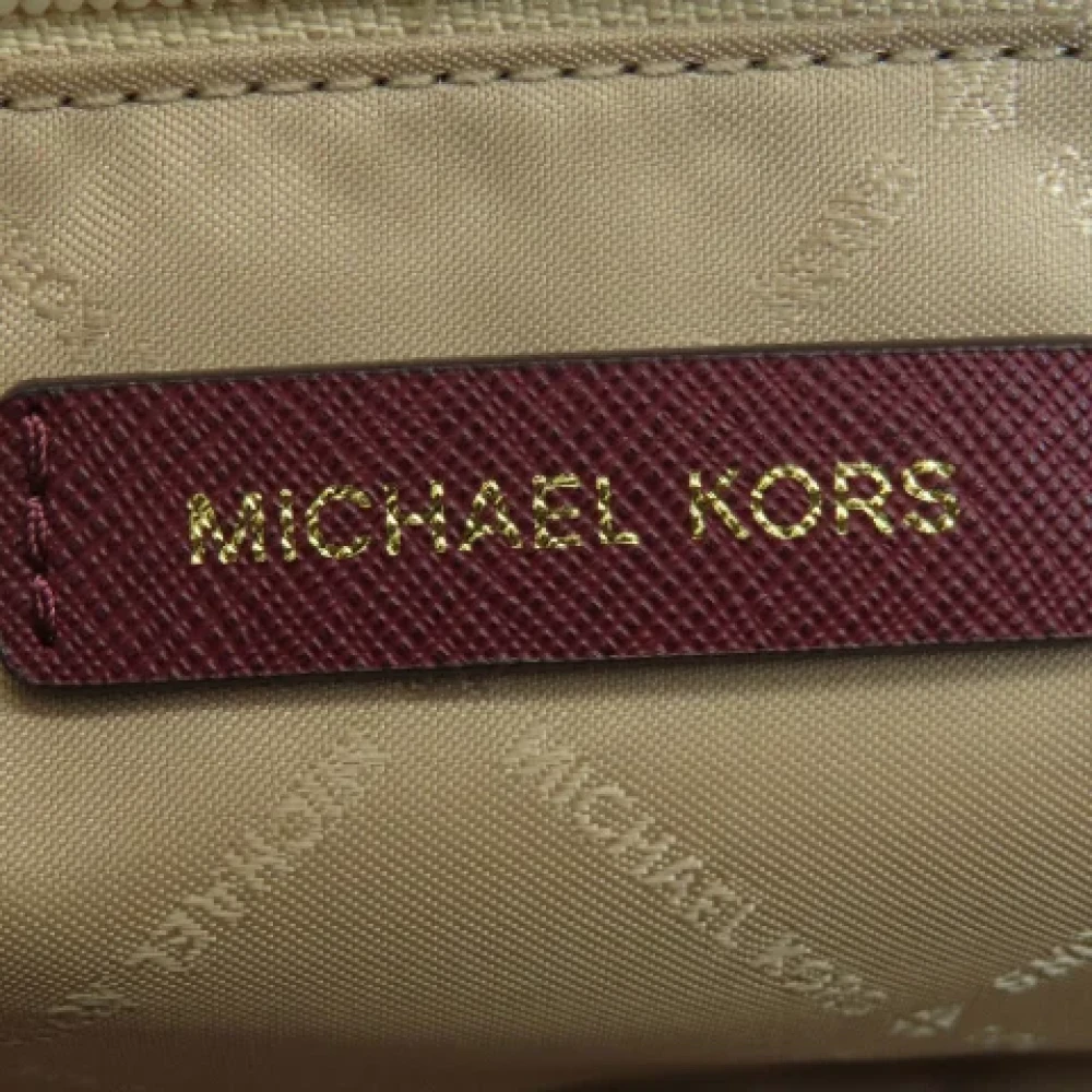 Michael Kors Pre-owned Leather shoulder-bags Red Dames