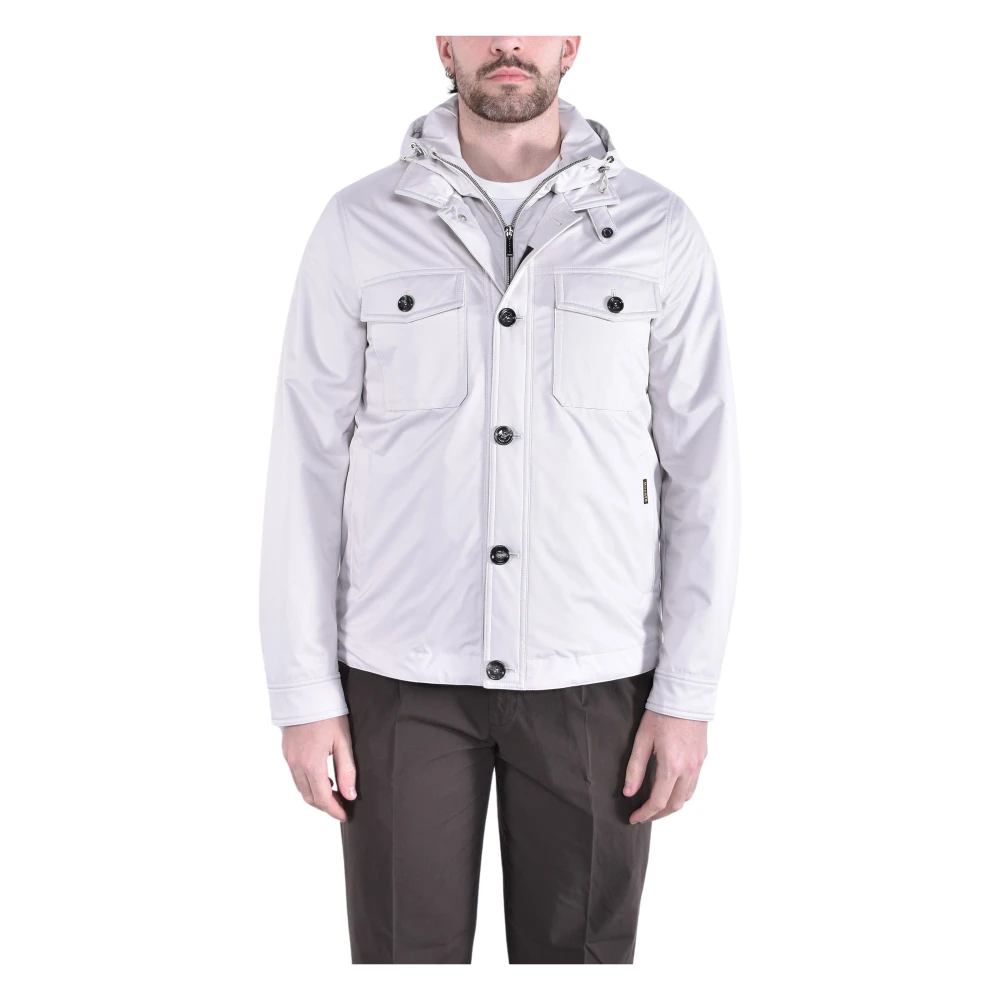 Moorer Mannelijk Grijs Jassen Heren, 2XL, Jassen