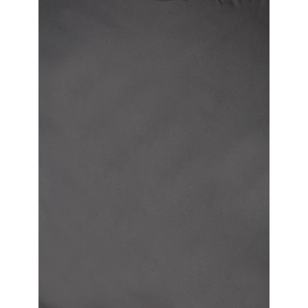 Moncler Elegante Midi Rok in Gladde Stof Black Dames