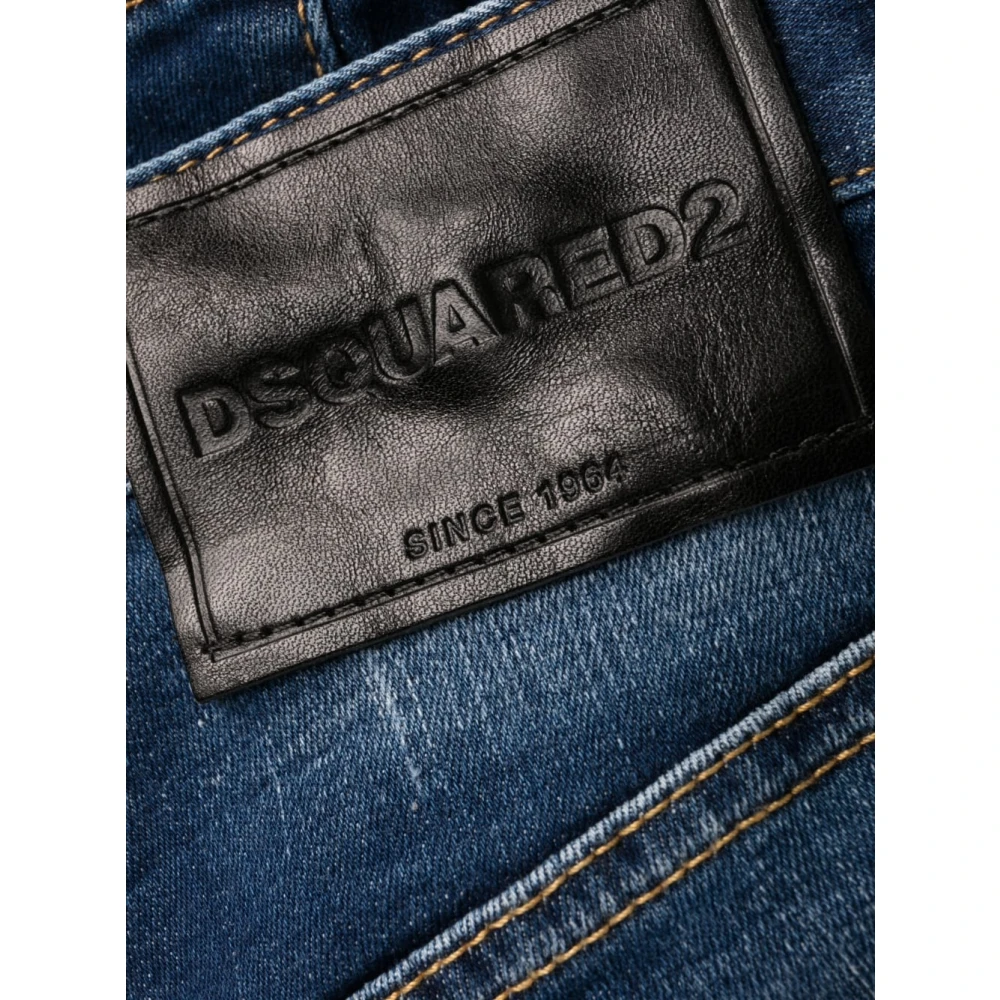 Dsquared2 Navy Blauwe Jeans voor Mannen Blue Dames