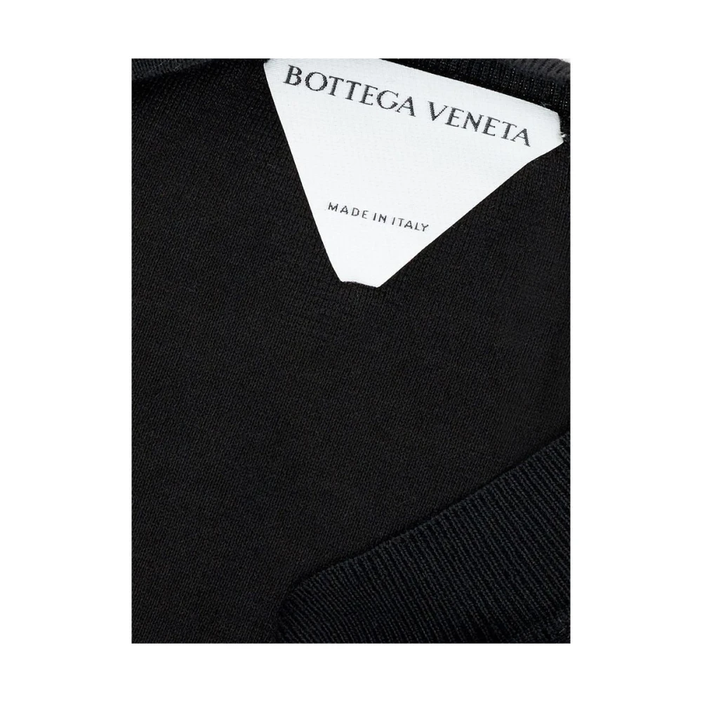 Bottega Veneta Zwarte Kasjmier Stijlvolle Trui Black Dames