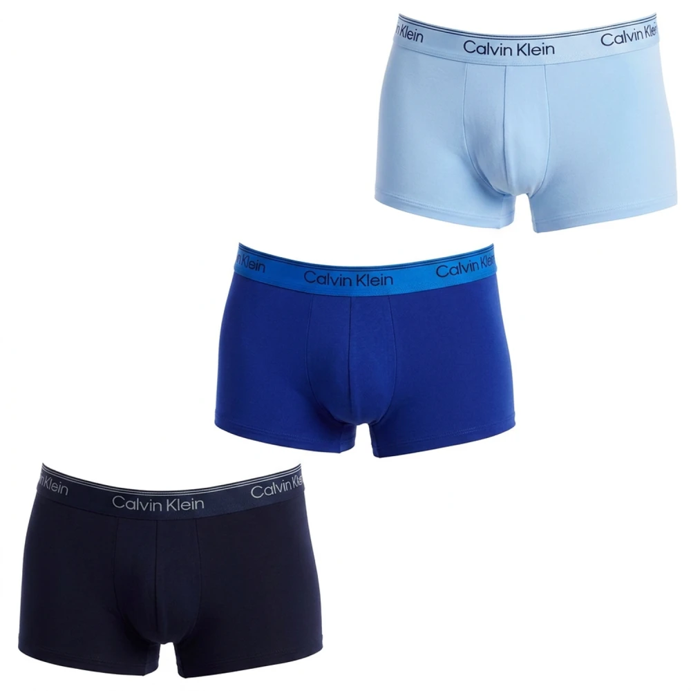 Calvin Klein Men's Multicolor Microfibre Stretch Low-Rise Boxers (3-Pack) - Underpants - Xl - Underwear