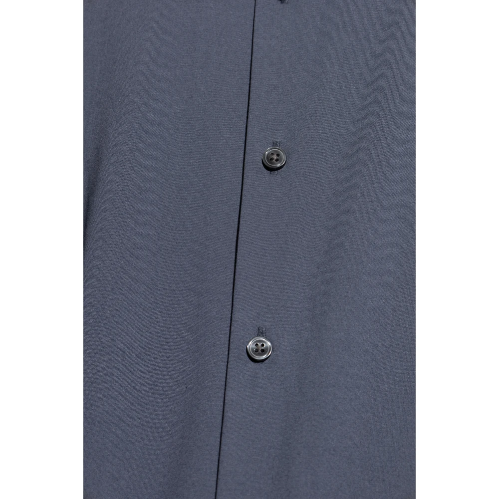 Theory Klassiek overhemd Blue Heren