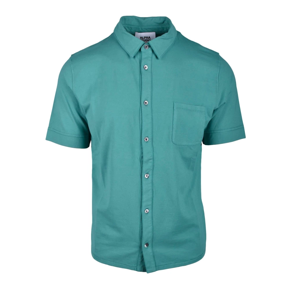 Shirts > Short Sleeve Shirts - - Alpha Studio - Modalova