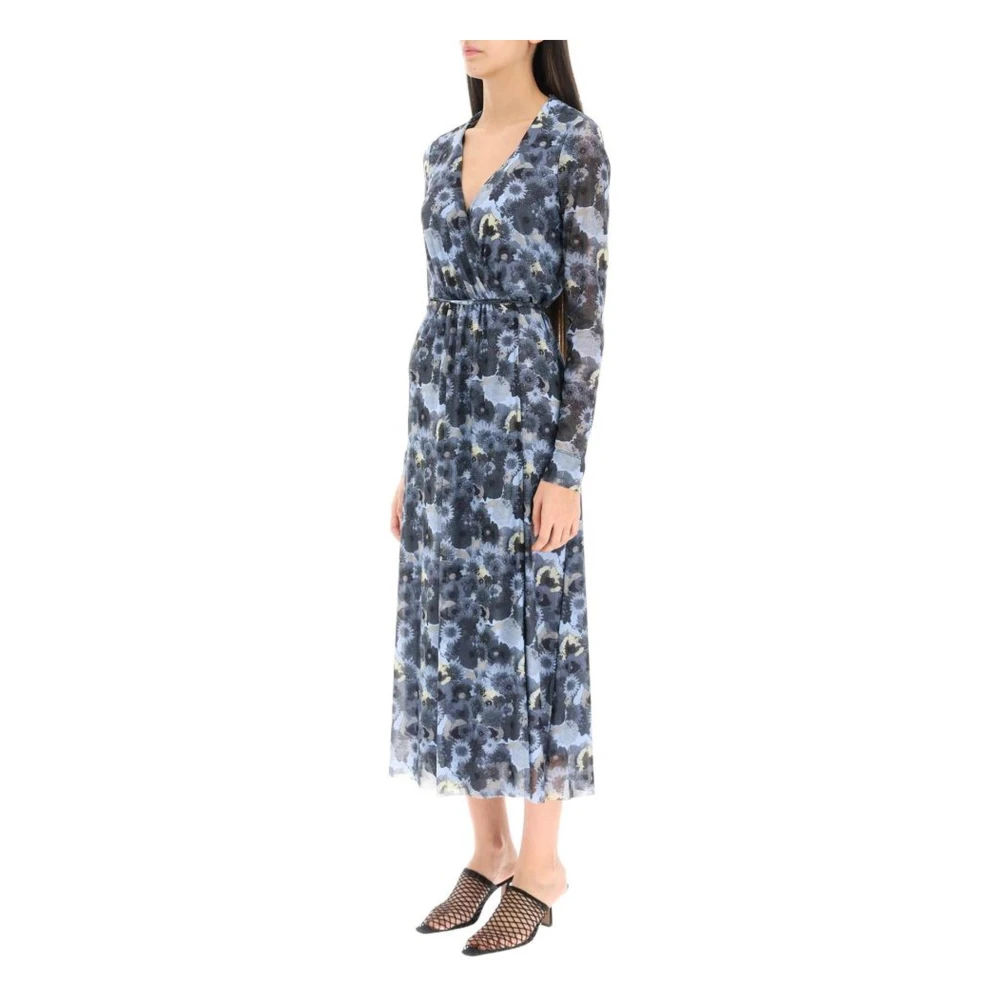Ganni &Women's; Dress Blue Dames