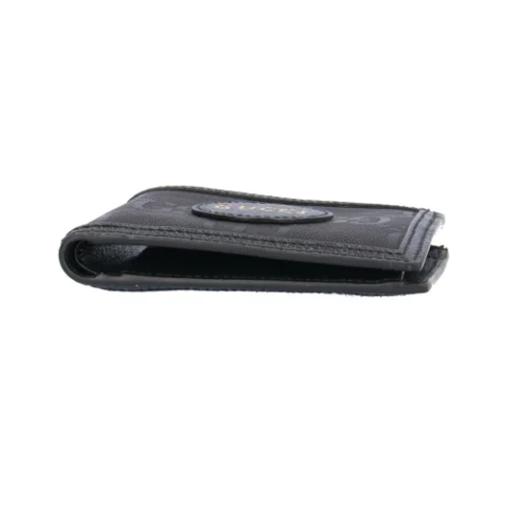 Gucci Vintage Pre-owned Leather wallets Black Heren