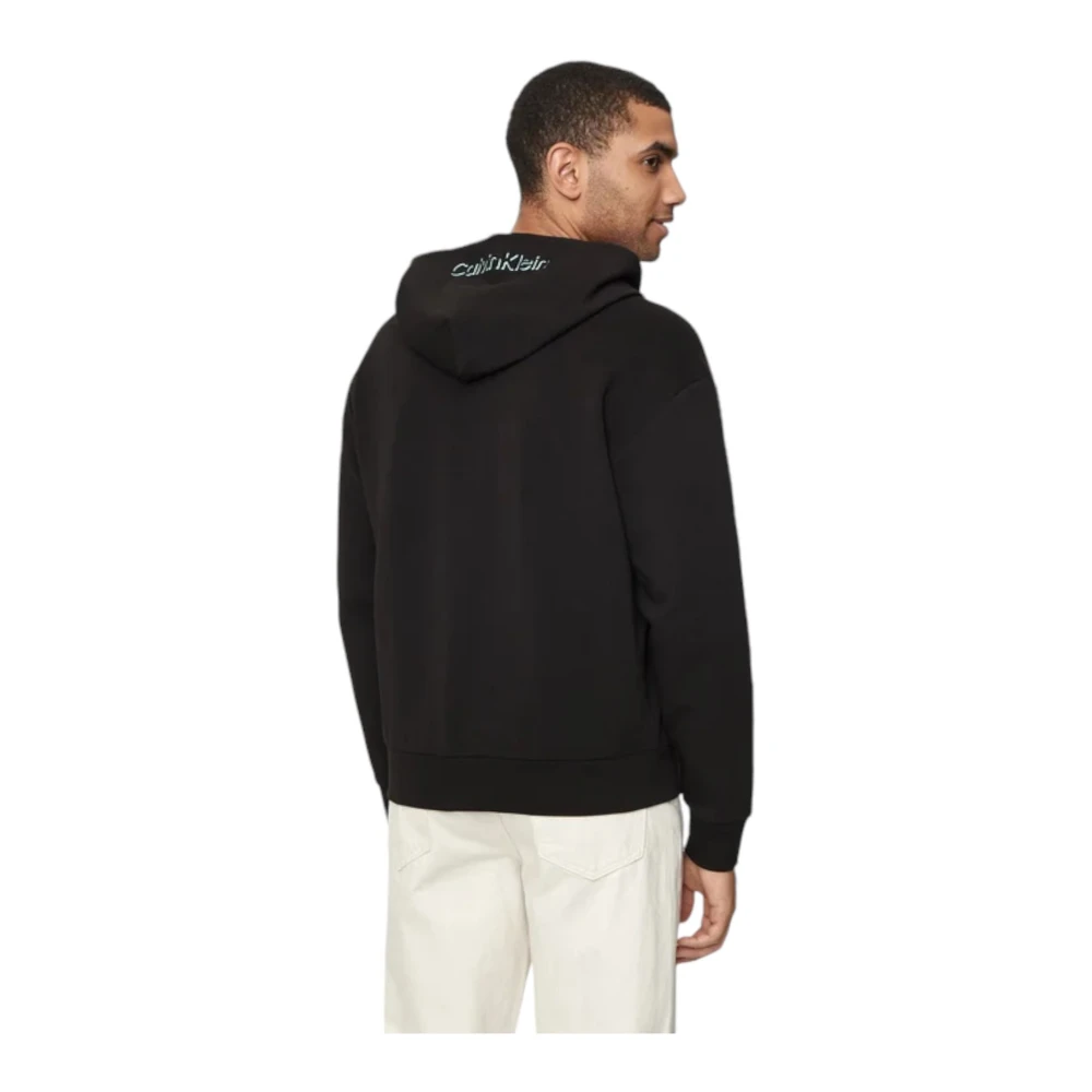 Calvin Klein Ritshoodie Black Heren