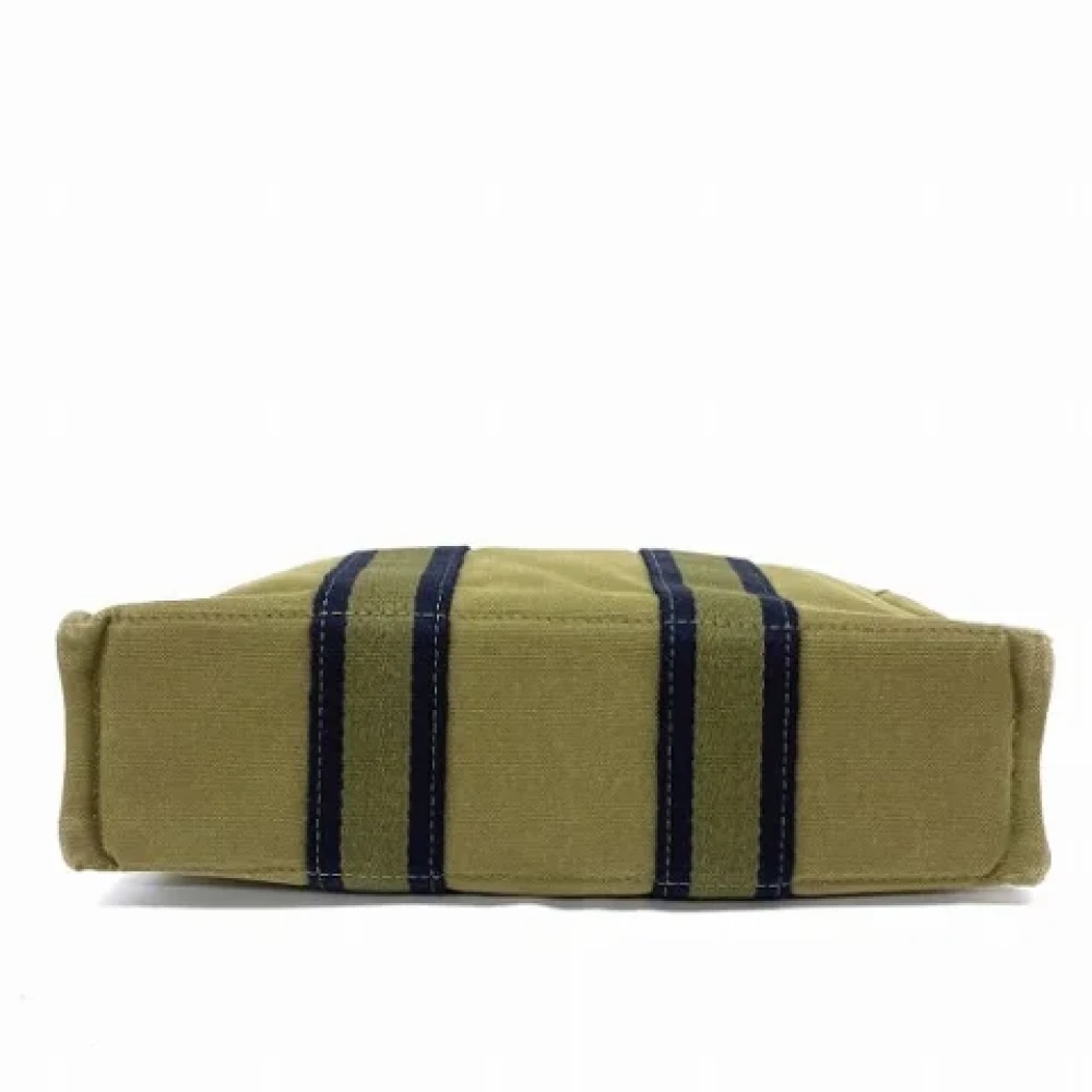 Hermès Vintage Pre-owned Canvas totes Green Dames