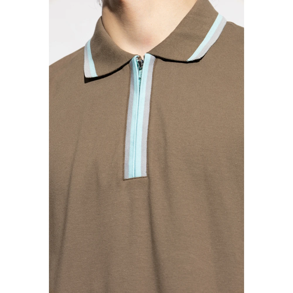 PS By Paul Smith Katoenen polo Brown Heren