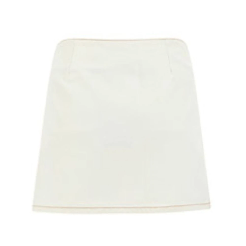 Ganni Midi Skirts White Dames