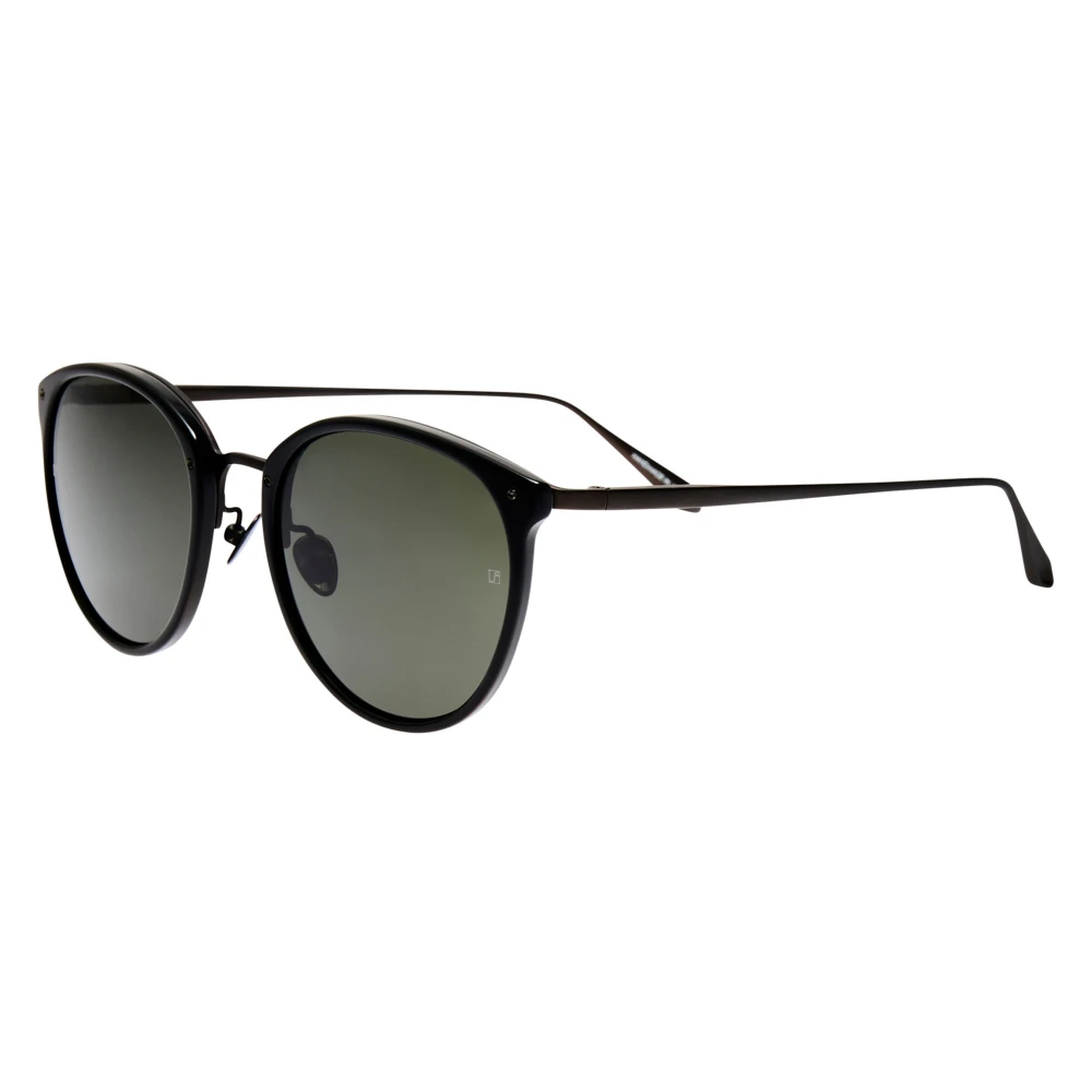 Linda Farrow Black Sunglasses, Unisex, 51 Mm, Lflb