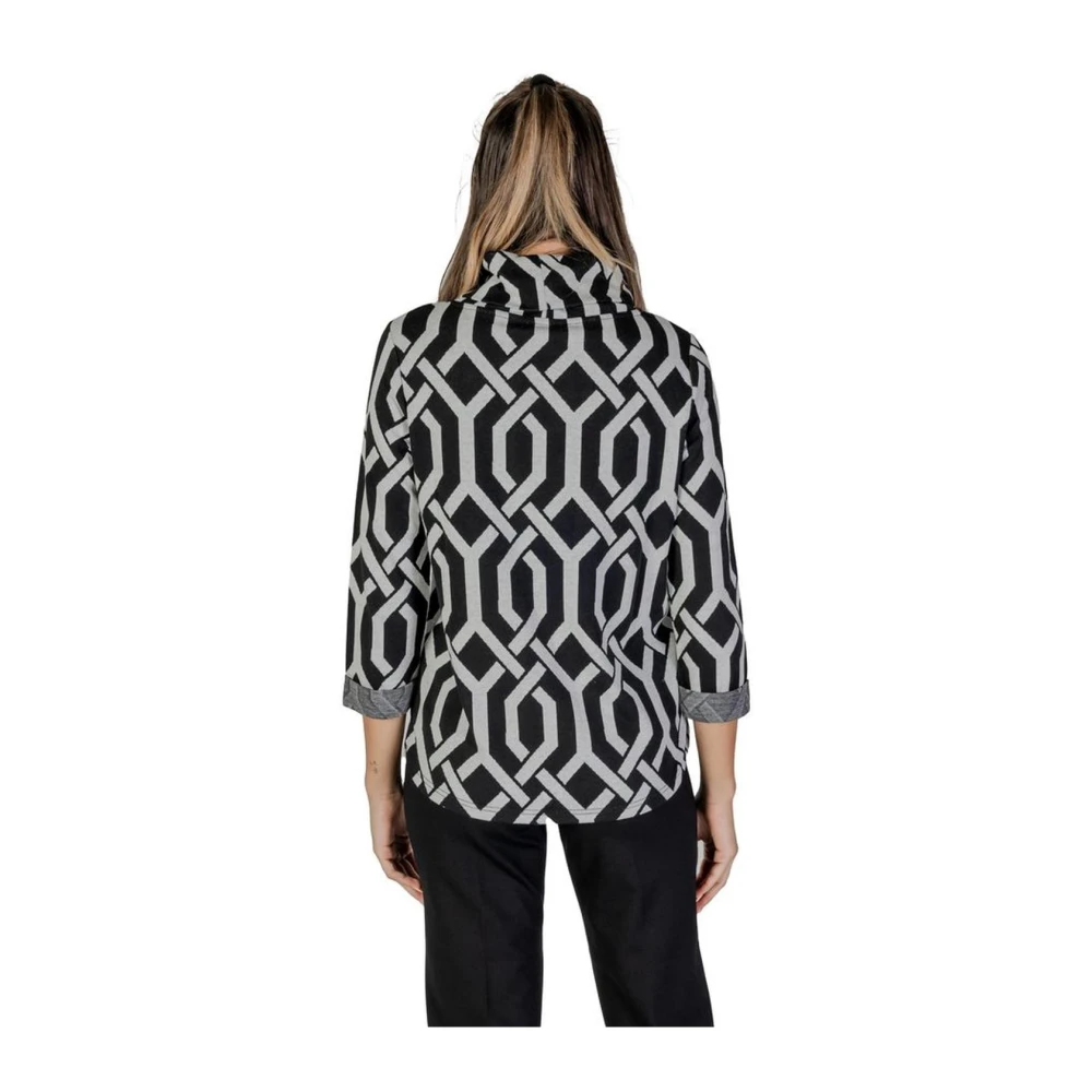 Street One Gebreide Trui Herfst Winter Collectie Black Dames