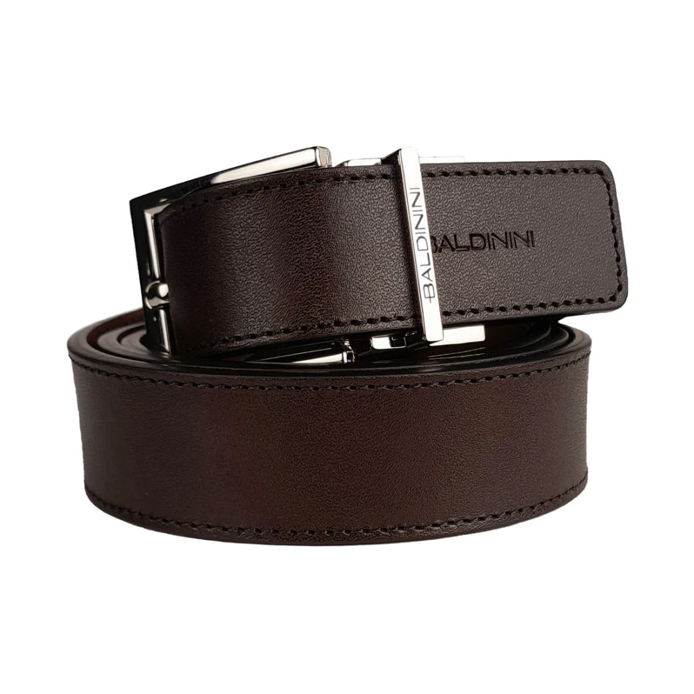 Baldinini Herr Brun Accessoarer 90 Cm, Läder, Reversibel Läderbälte Dubbelsidig