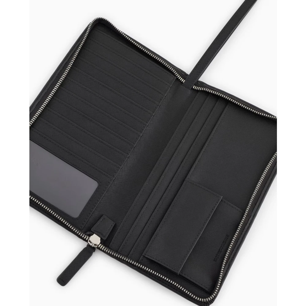 Emporio Armani Zwarte Beauty Case Organizer Black Heren