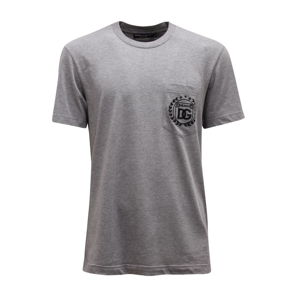 Dolce & Gabbana Men's Gray Italian Style Knit Top