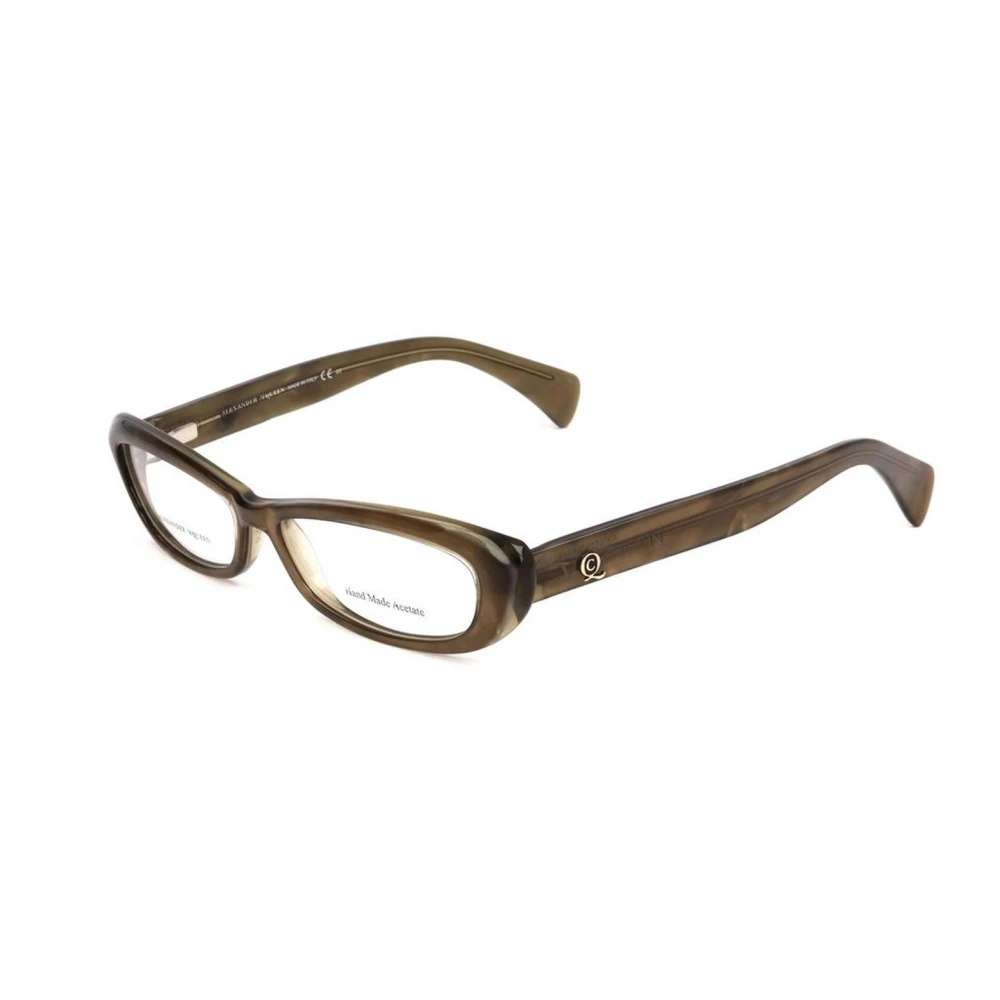 Alexander mcqueen Beige Acetaatframes met pareldial Beige Dames