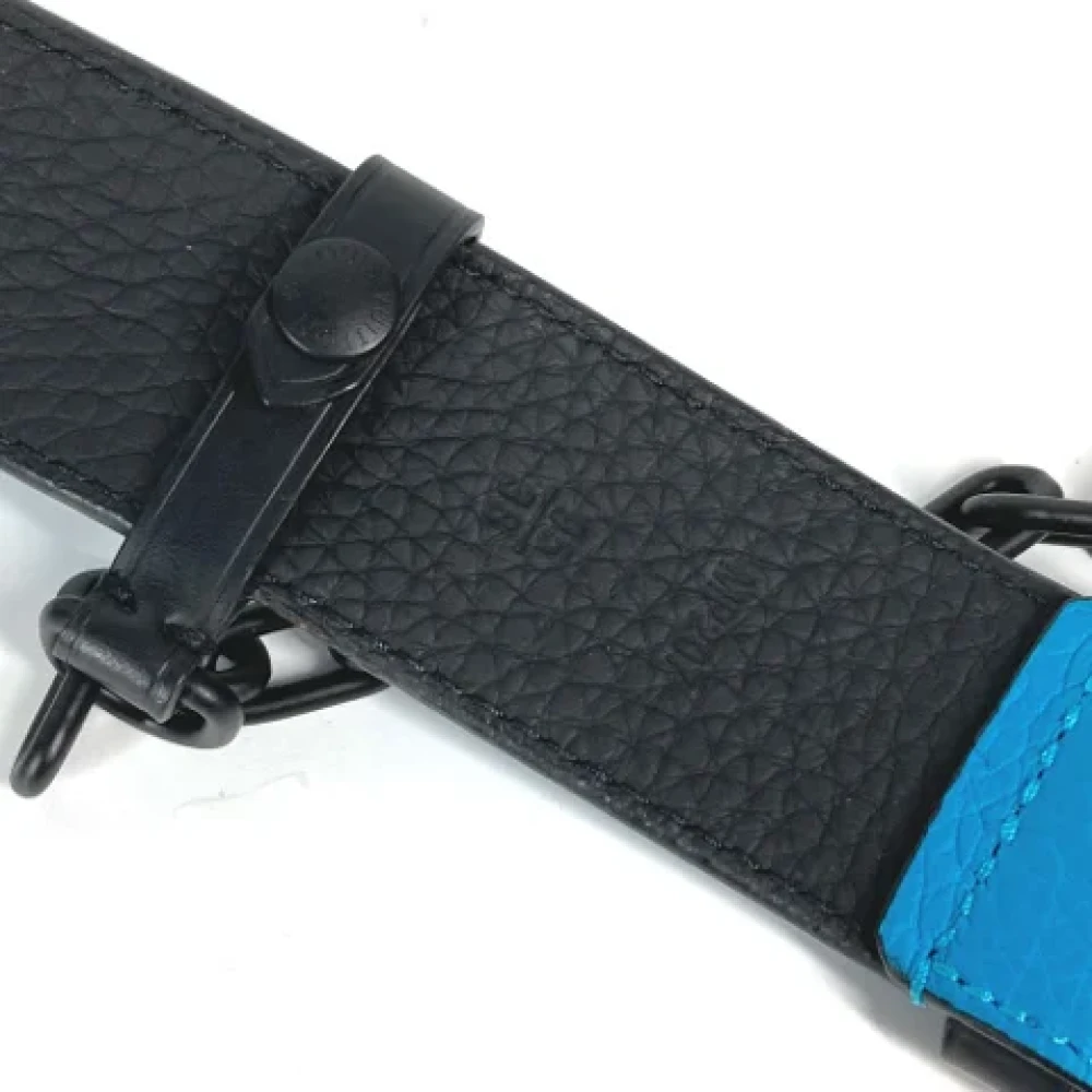 Louis Vuitton Vintage Pre-owned Leather belts Blue Dames