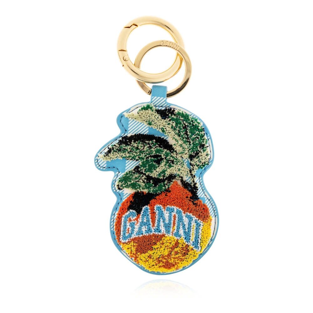 Ganni Multicolor Keychains, Female, One Size, Keychain