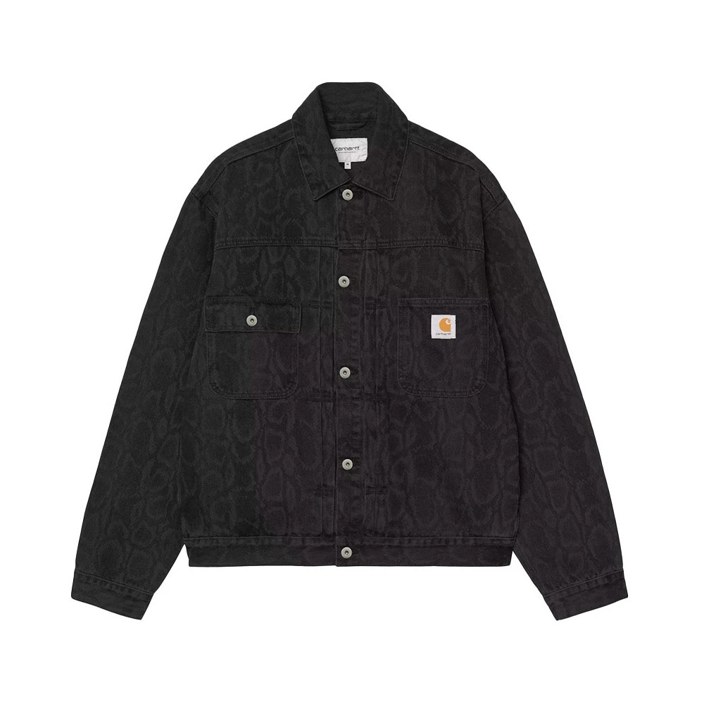 Carhartt Wip Men's Black Denim Jackets, L, Belmar Jacket