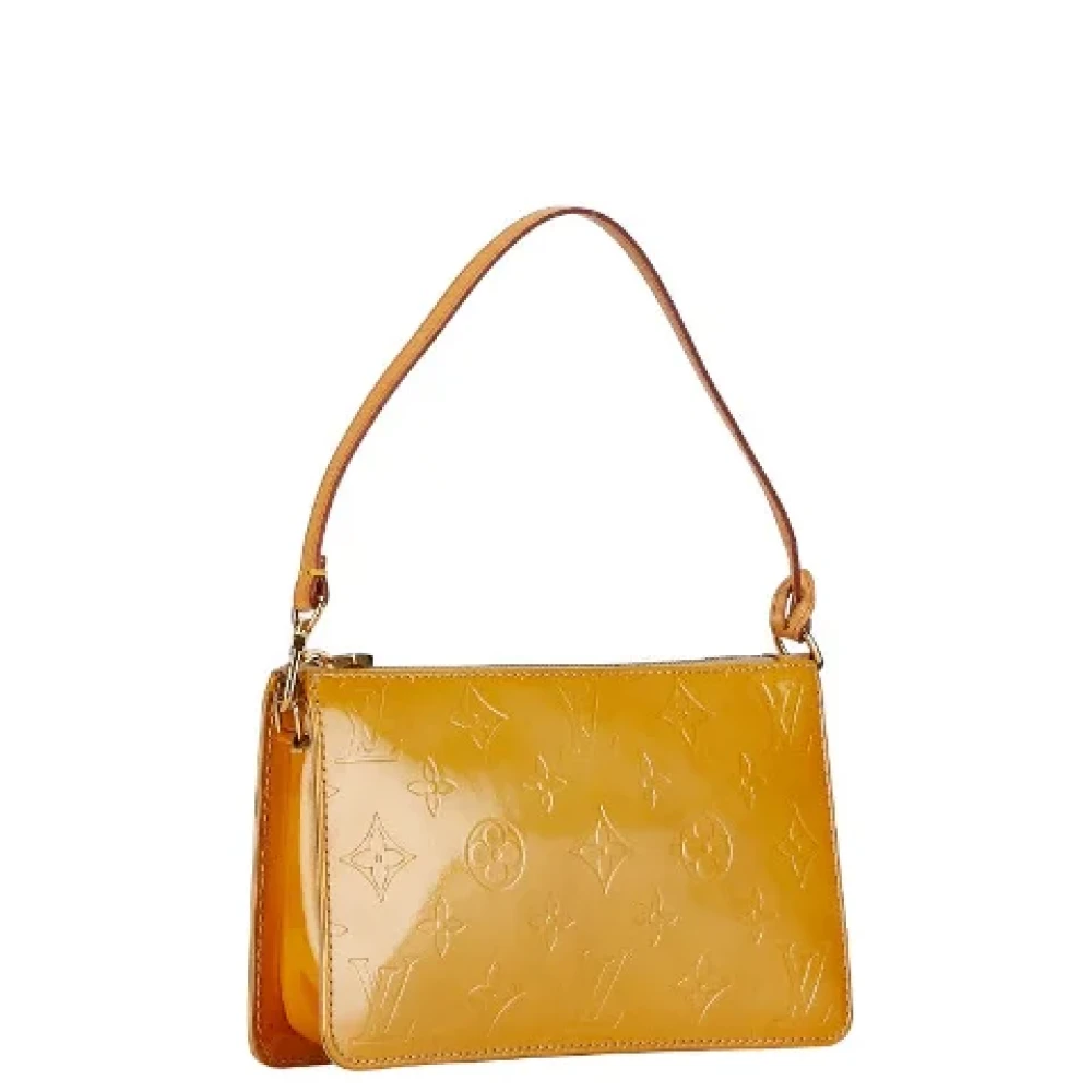 Louis Vuitton Vintage Pre-owned Leather clutches Yellow Dames