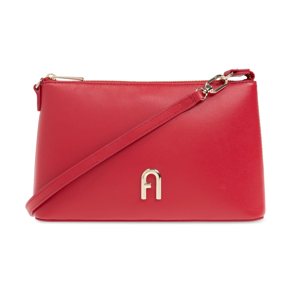 Furla Axelväska Diamante Mini Red, Dam