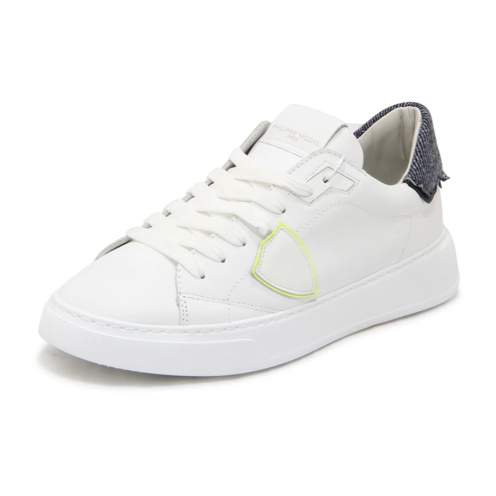 Philippe Model Men's White Temple Low Shoes