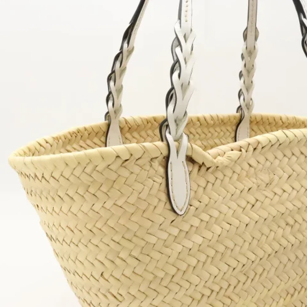 Prada Vintage Pre-owned Leather totes Beige Dames