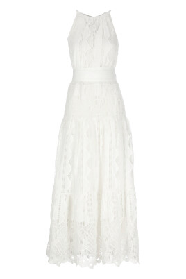 white-lace-sleeveless-dress-with-belt