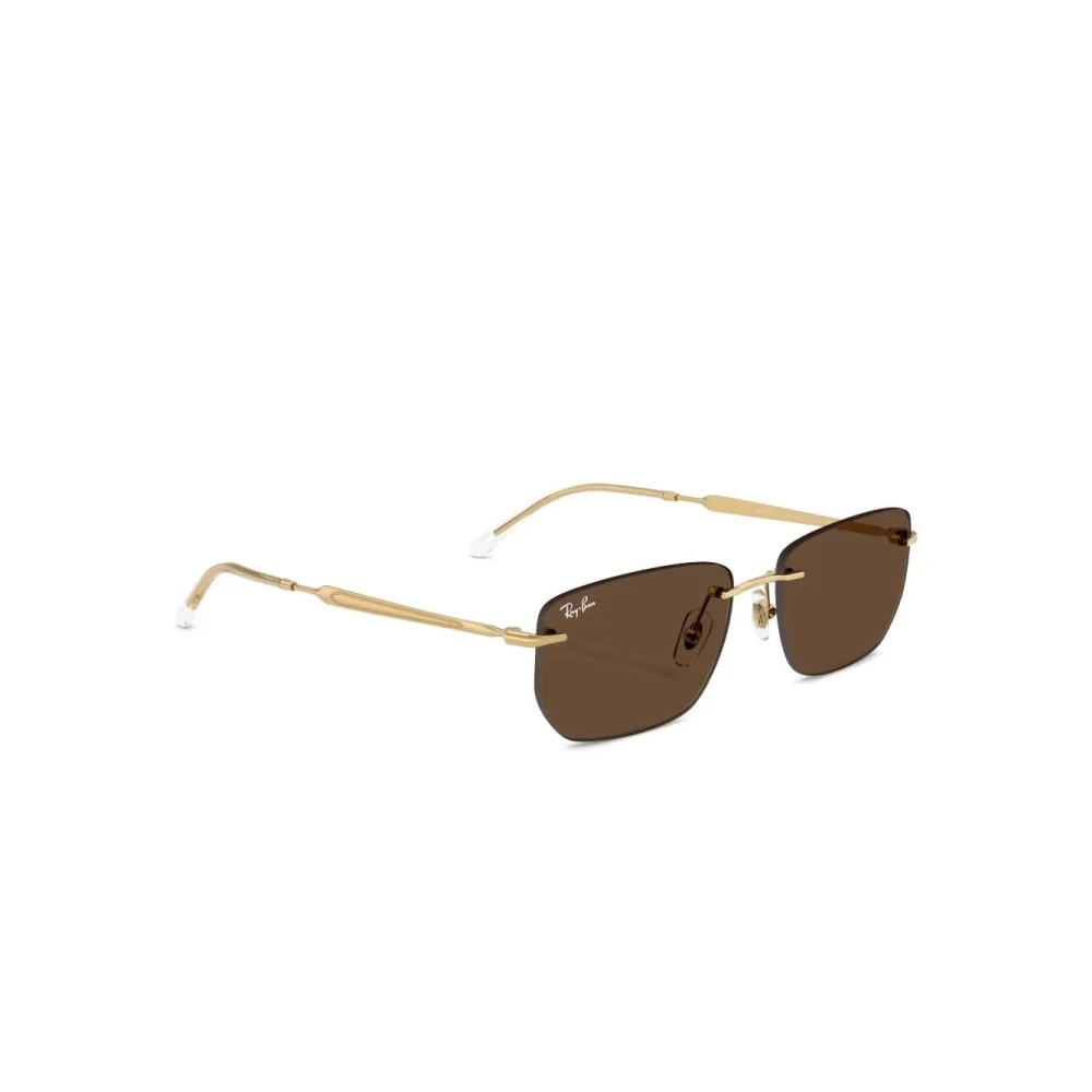 Ray-Ban Unisex Yellow Rectangle Sunglasses