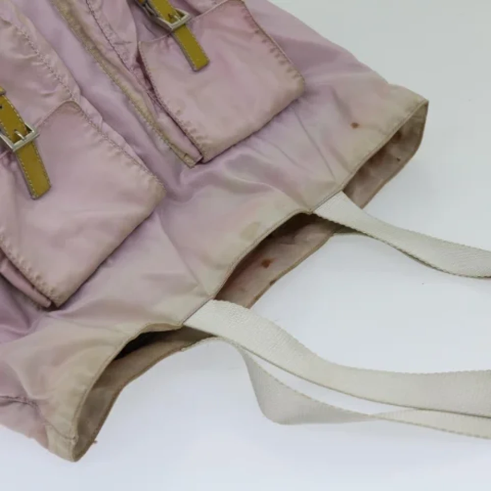 Prada Vintage Pre-owned Nylon totes Pink Dames