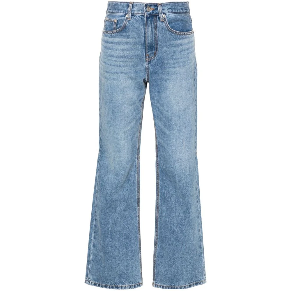 LOW Classic Blauwe Denim Jeans met Vervaagd Effect Blue Dames