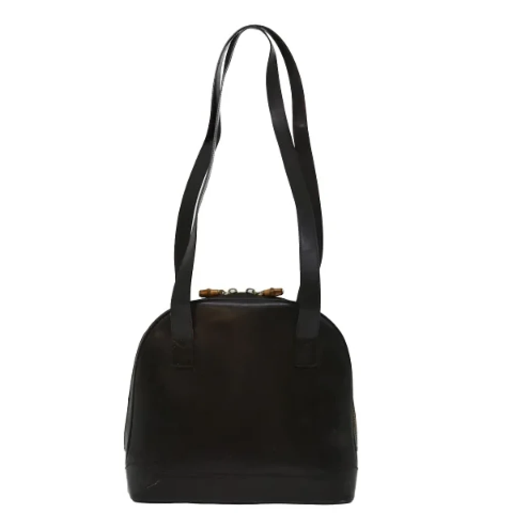Gucci Vintage Pre-owned Leather shoulder-bags Brown Dames