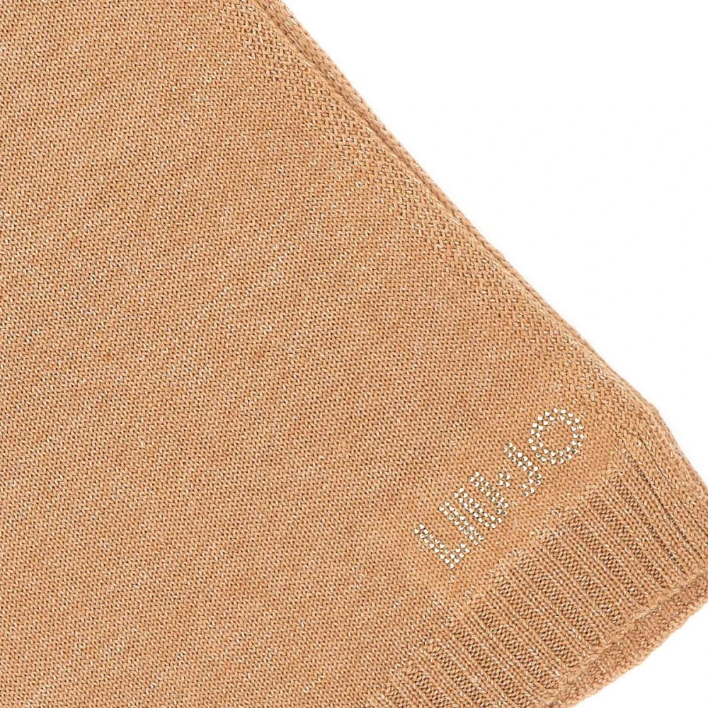 Liu Jo Bruine Wollen Lurex Sjaal Brown Dames