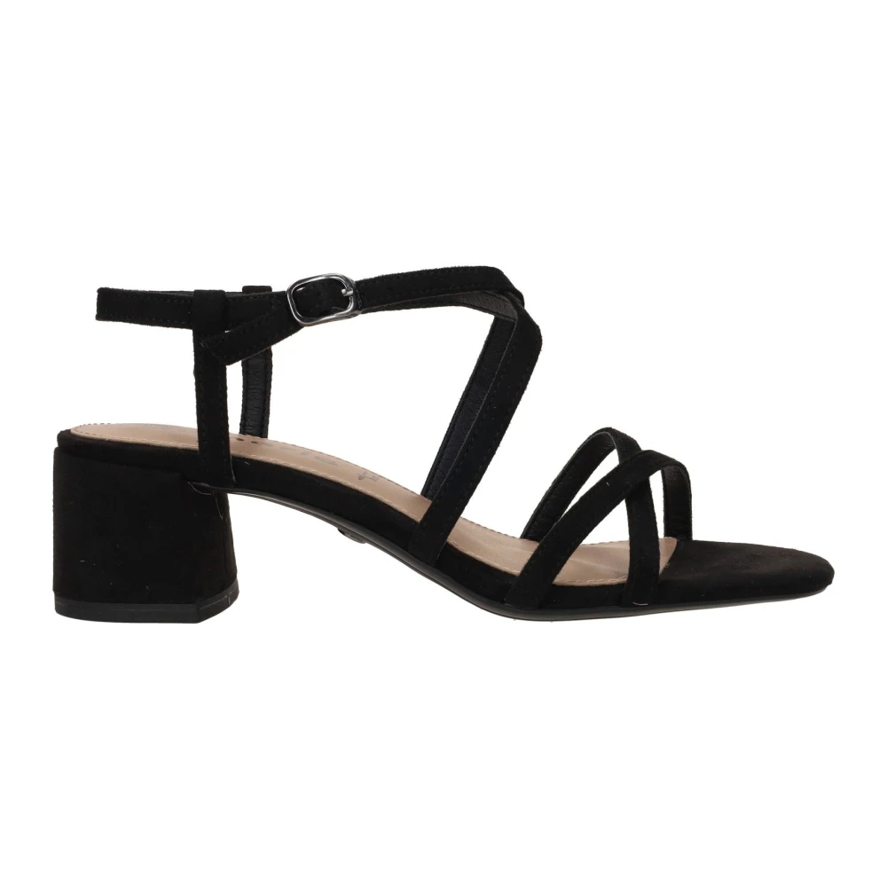 Tamaris Women's Black High Heel Sandals - High Heel Sandals - 5 Uk - Shoes