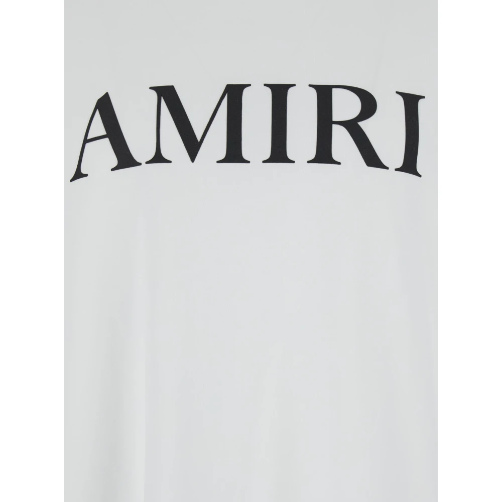 Amiri Kern Logo Tee Wit White Heren