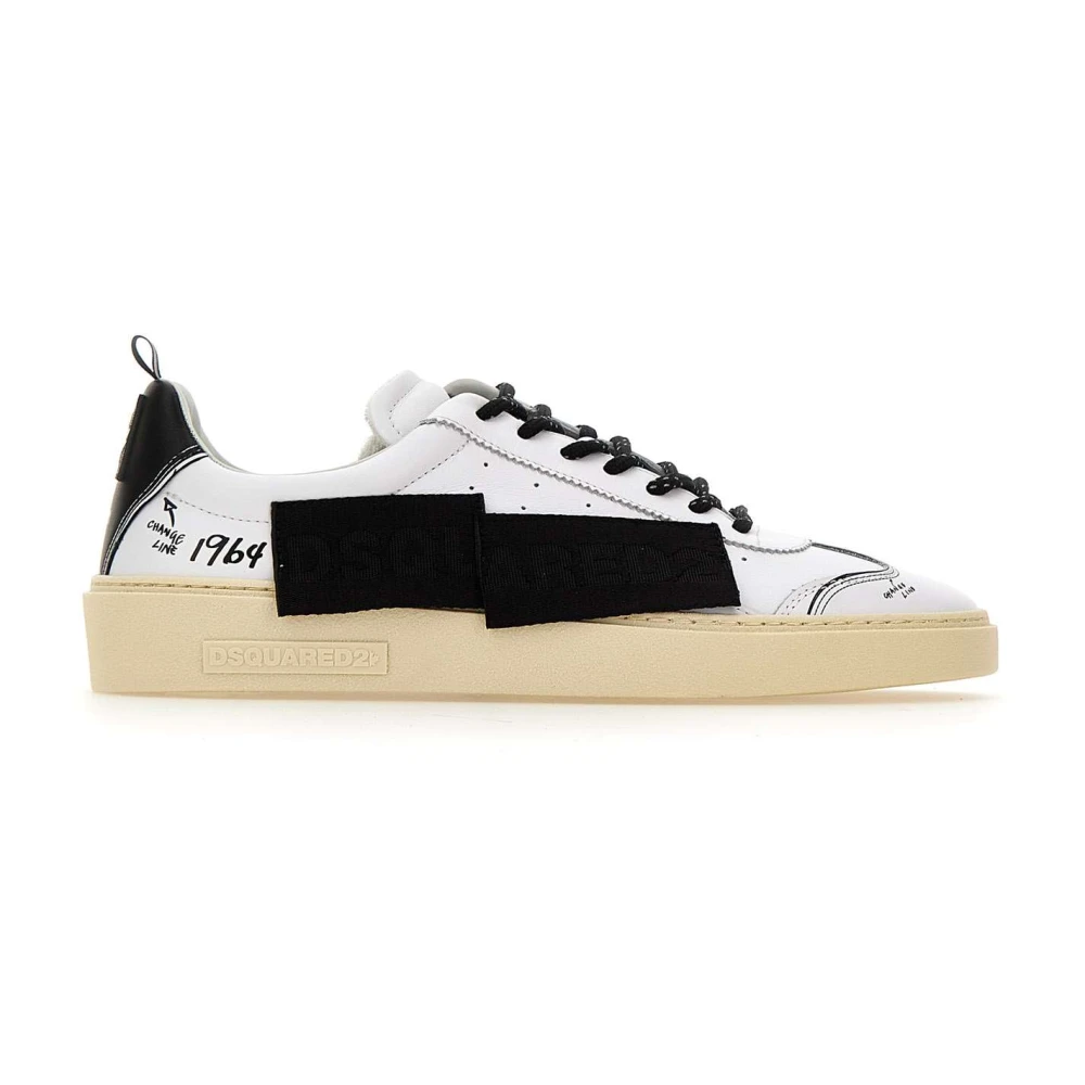 Dsquared2 Men's White Rider Trainers - Sneakers - 8 Uk - Shoes