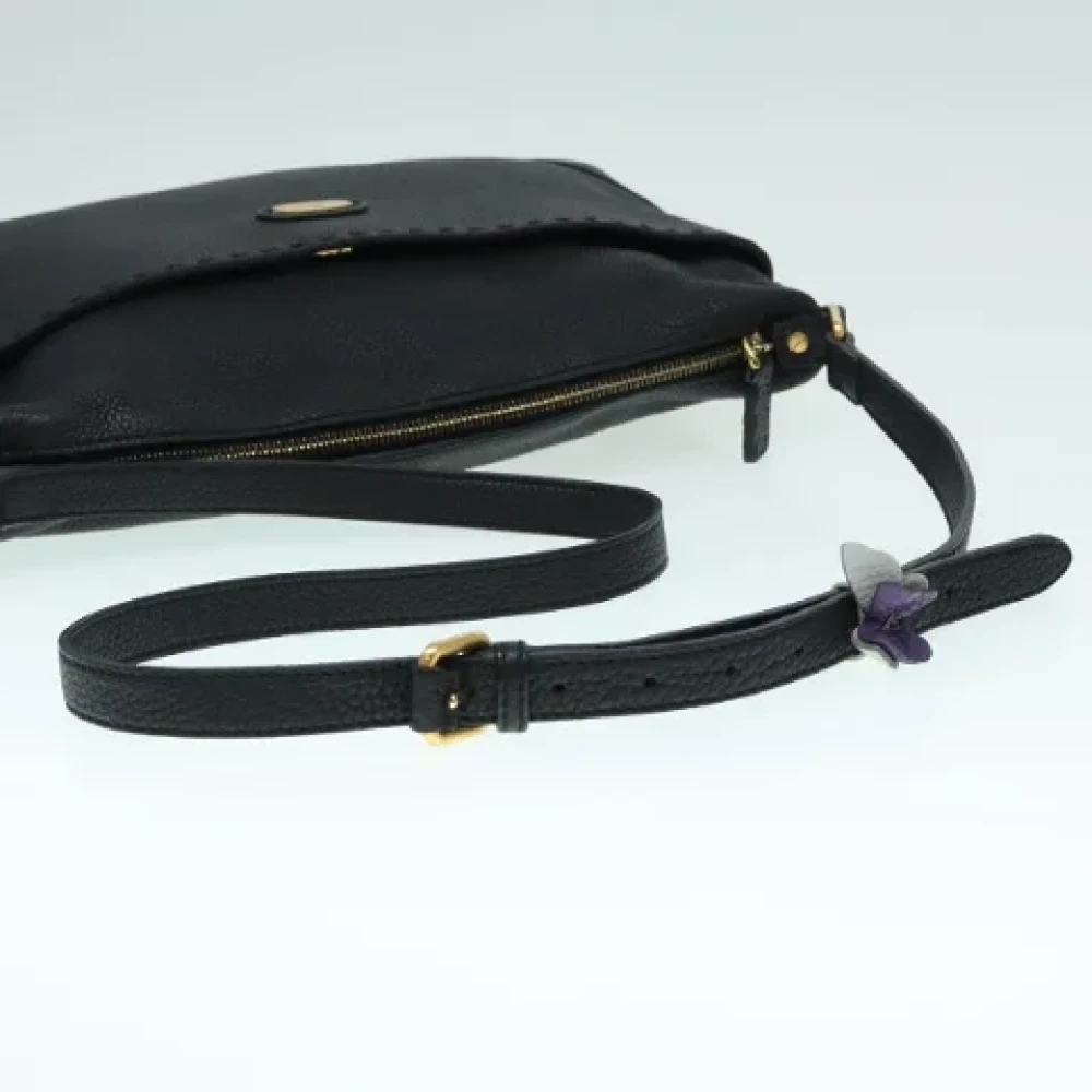 Fendi Vintage Pre-owned Leather fendi-bags Black Dames