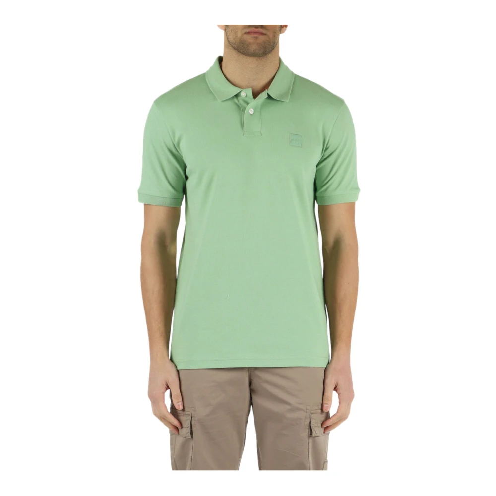 Hugo Boss Polo Korte Mouw Green Heren