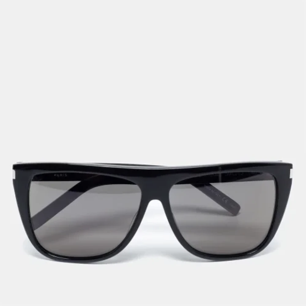 Yves Saint Laurent Vintage Pre-owned Acetate sunglasses Black Dames