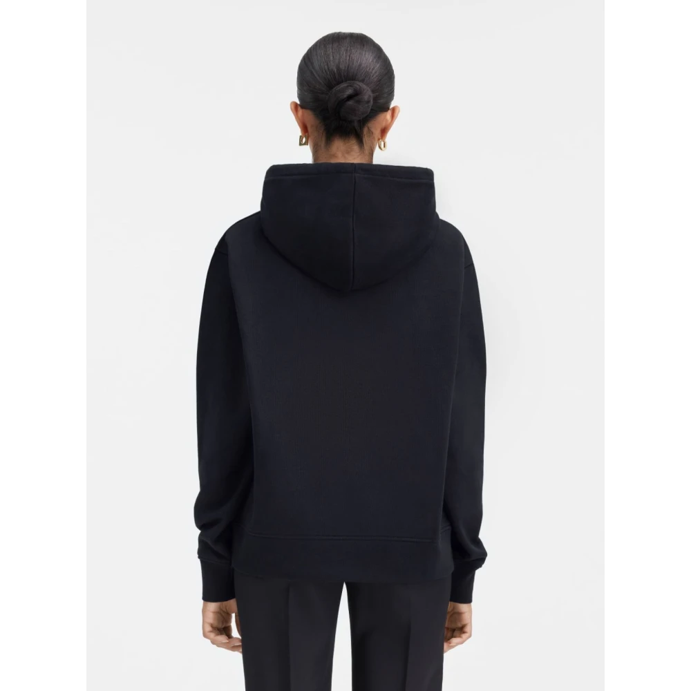 Jacquemus Geborduurde Sweatshirt Jurk Black Dames