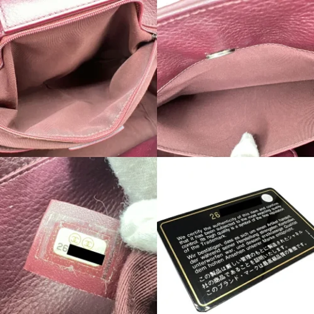 Chanel Vintage Pre-owned Leather handbags Brown Dames
