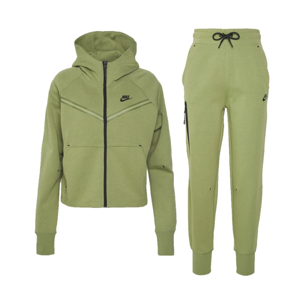 Nike Tech Fleece Windrunner Green, Dam