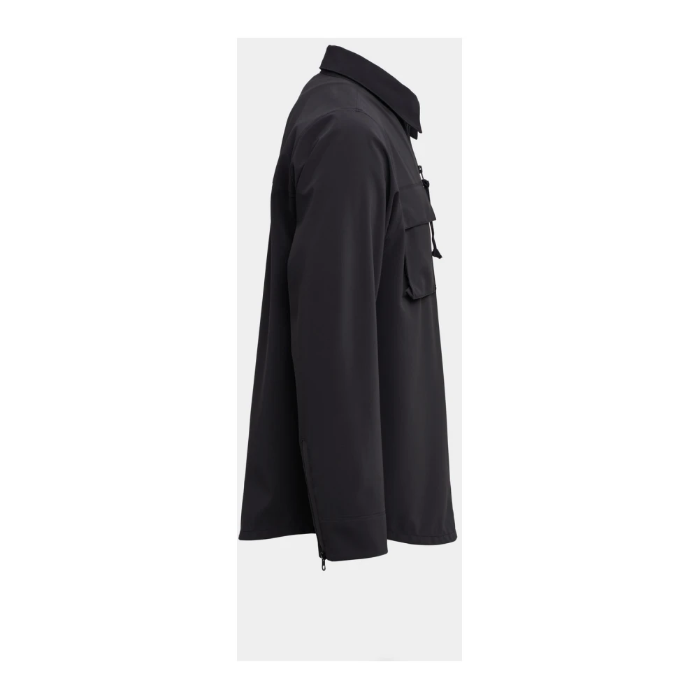 Stutterheim Mat Waterdicht Overshirt Black Heren