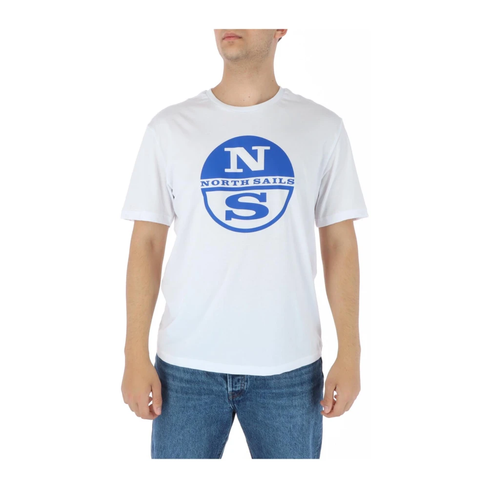 North Sails Men's White Print Tee Extra Large