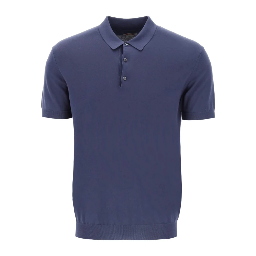 Baracuta Polo Shirts Blue Heren