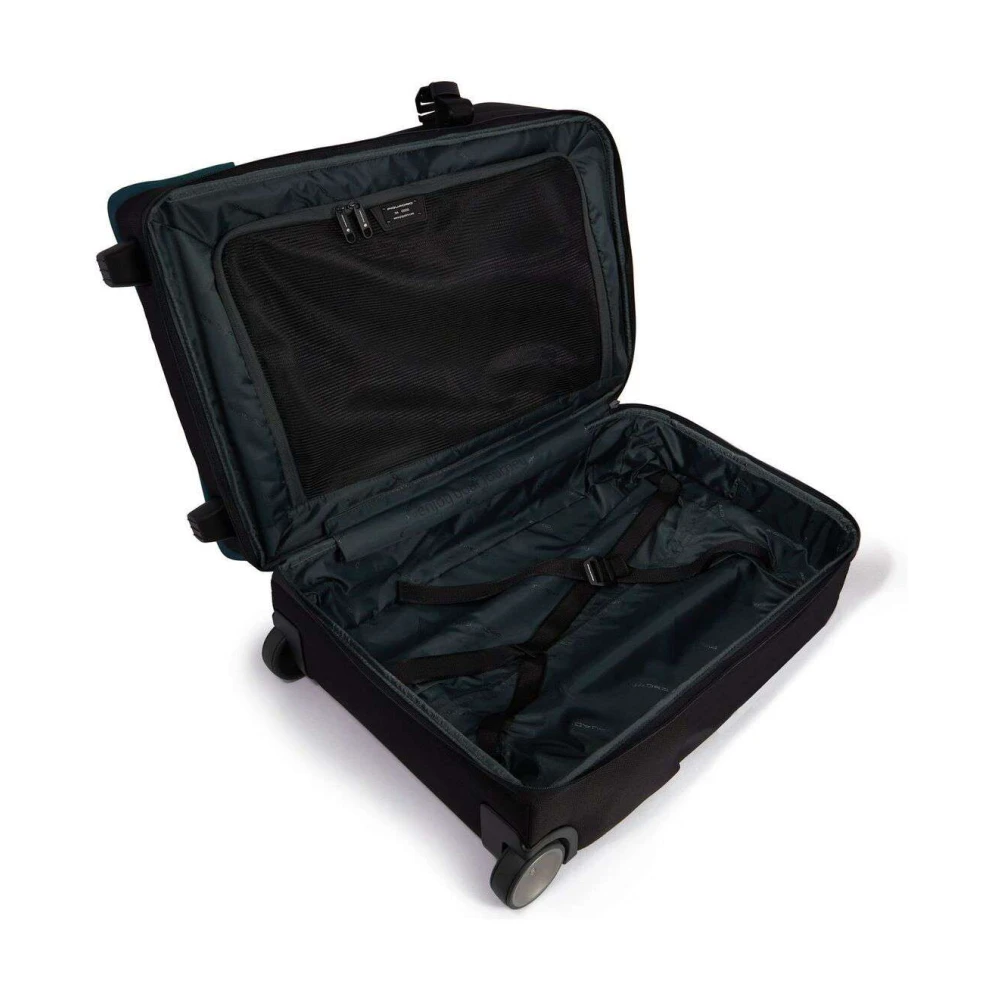 Piquadro Stijlvolle Reistrolley Tas Black Unisex