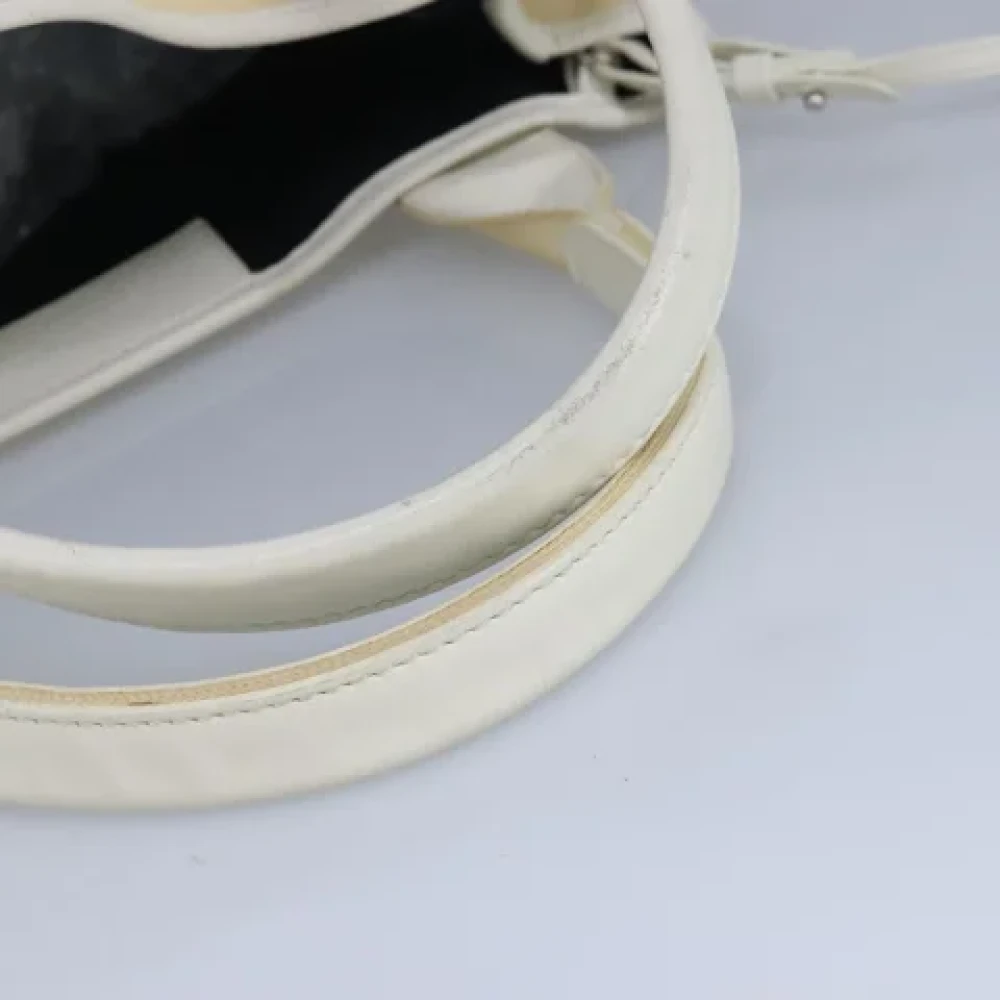 Balenciaga Vintage Pre-owned Canvas handbags Beige Dames
