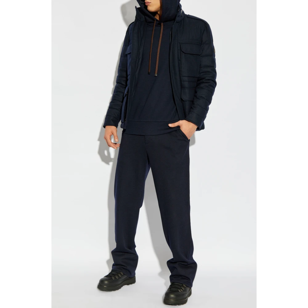 Moncler Donsjack Munt Blue Heren