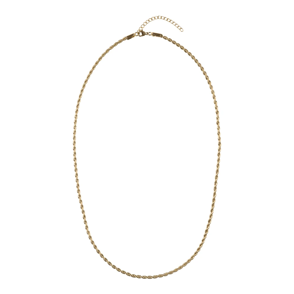 Twisted Chain Necklace Gold